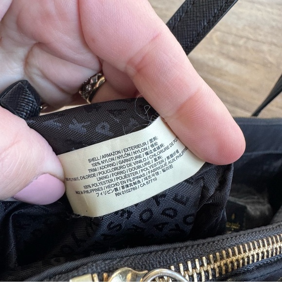 Kate Spade Medium Sized Black Nylon Tote Bag - Picture 8 of 14